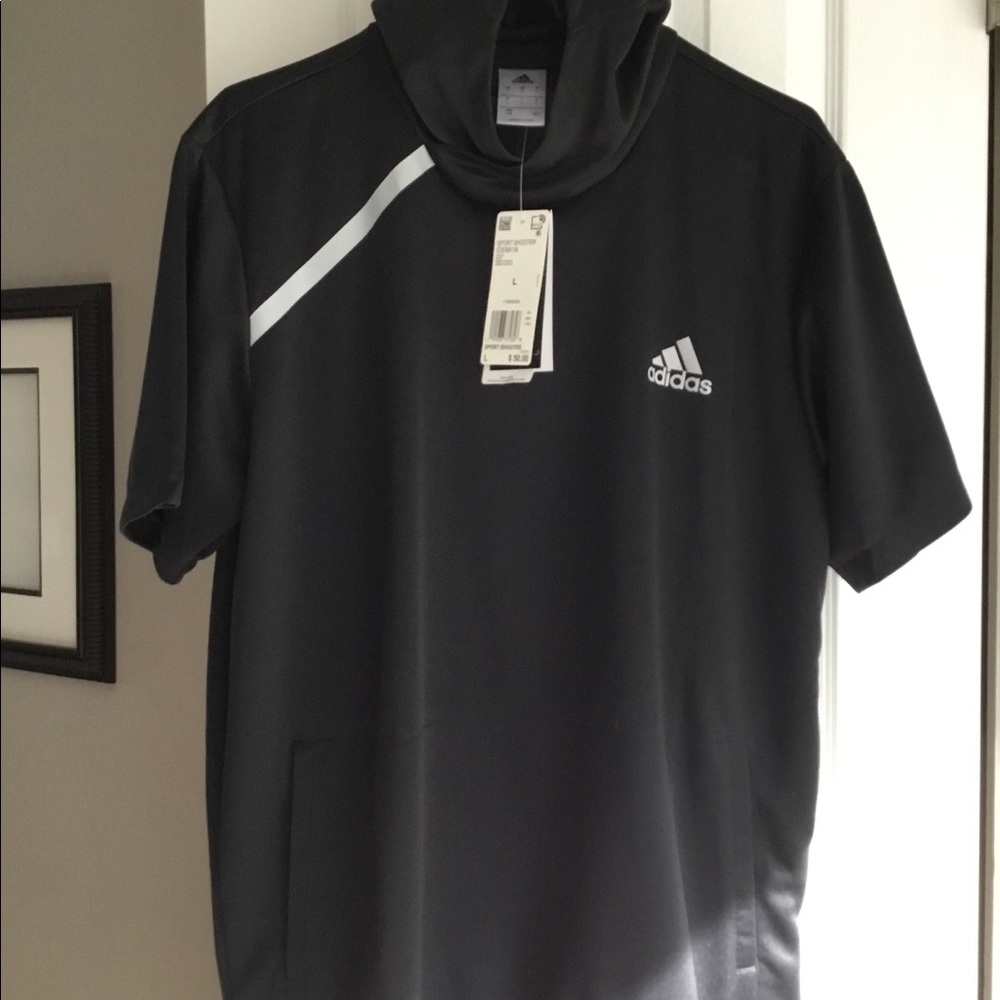 Men’s Adidas short sleeve hoodie